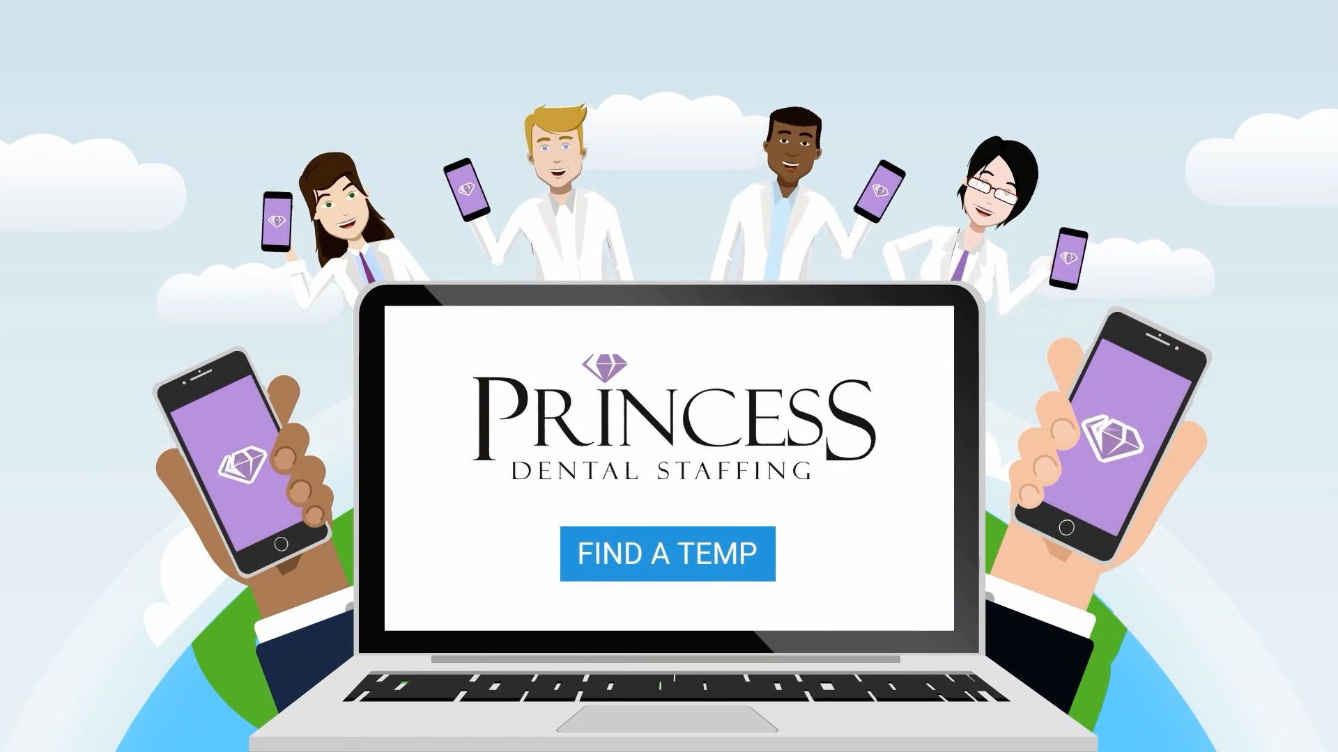 Find temporary dental staff using Princess Dental Staffing